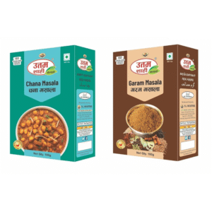 UTTAM SHAHI MASALE Combo - Garam Masala & Chana Masala (100g Each)